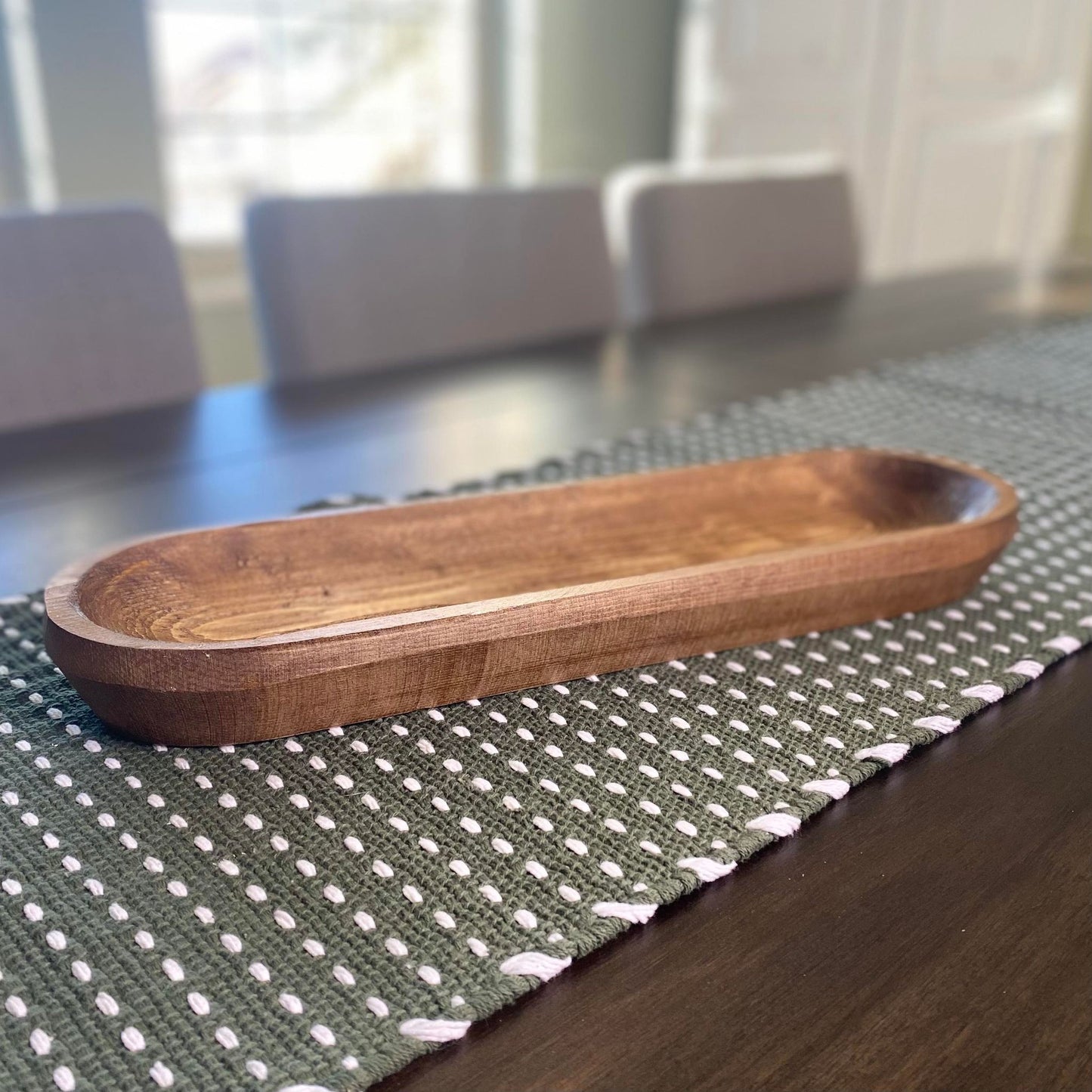 6 Wick Farmhouse Style As Low As $20.99 EA Candle Ready Rustic Wood Dough Bowl (Copy)