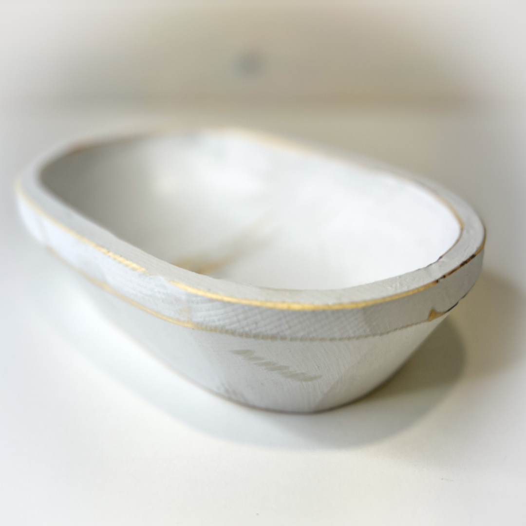 Bulk Pricing | Wholesale Bundles | Small Oval 3 Wick Farmhouse Dough Bowl - Deep Candle Ready Wood Vessels