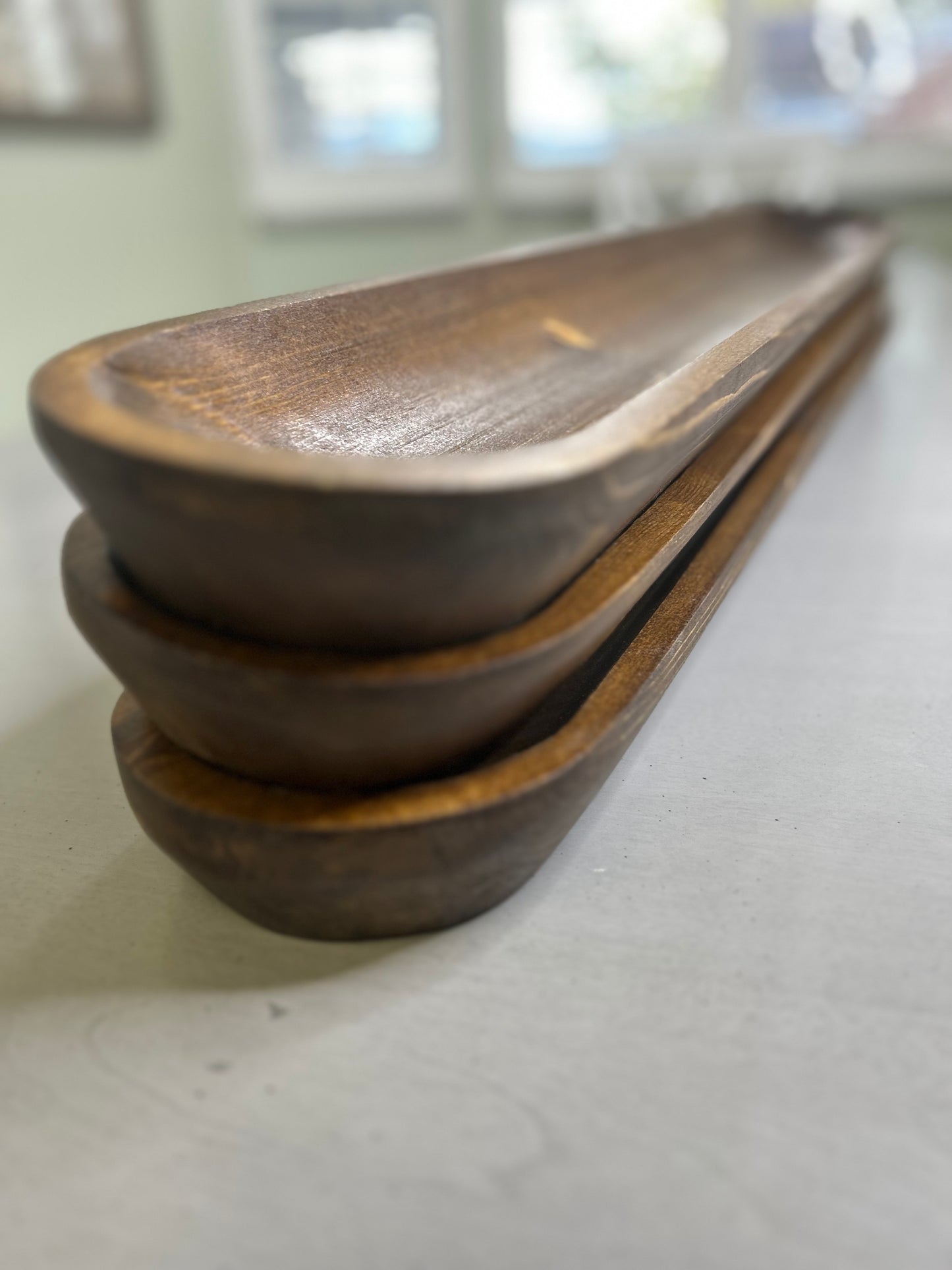 Grand  As Low As $51.78 EA Premium Luxury Farmhouse Wood Bowl- Candle Ready