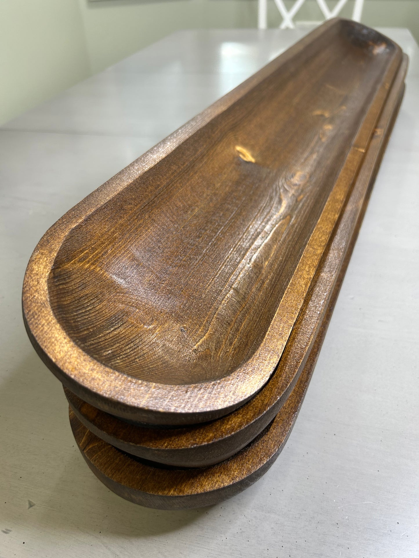 Grand  As Low As $51.78 EA Premium Luxury Farmhouse Wood Bowl- Candle Ready