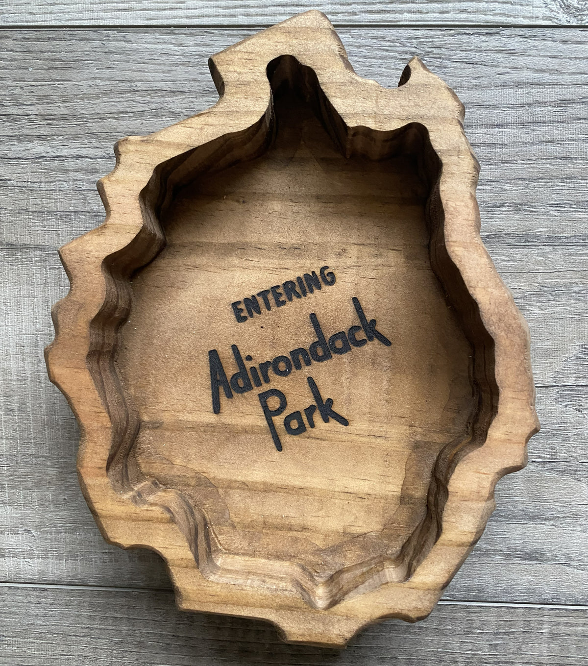 Majestic Adirondack Park – Handcrafted Candle-Ready Wood Vessel