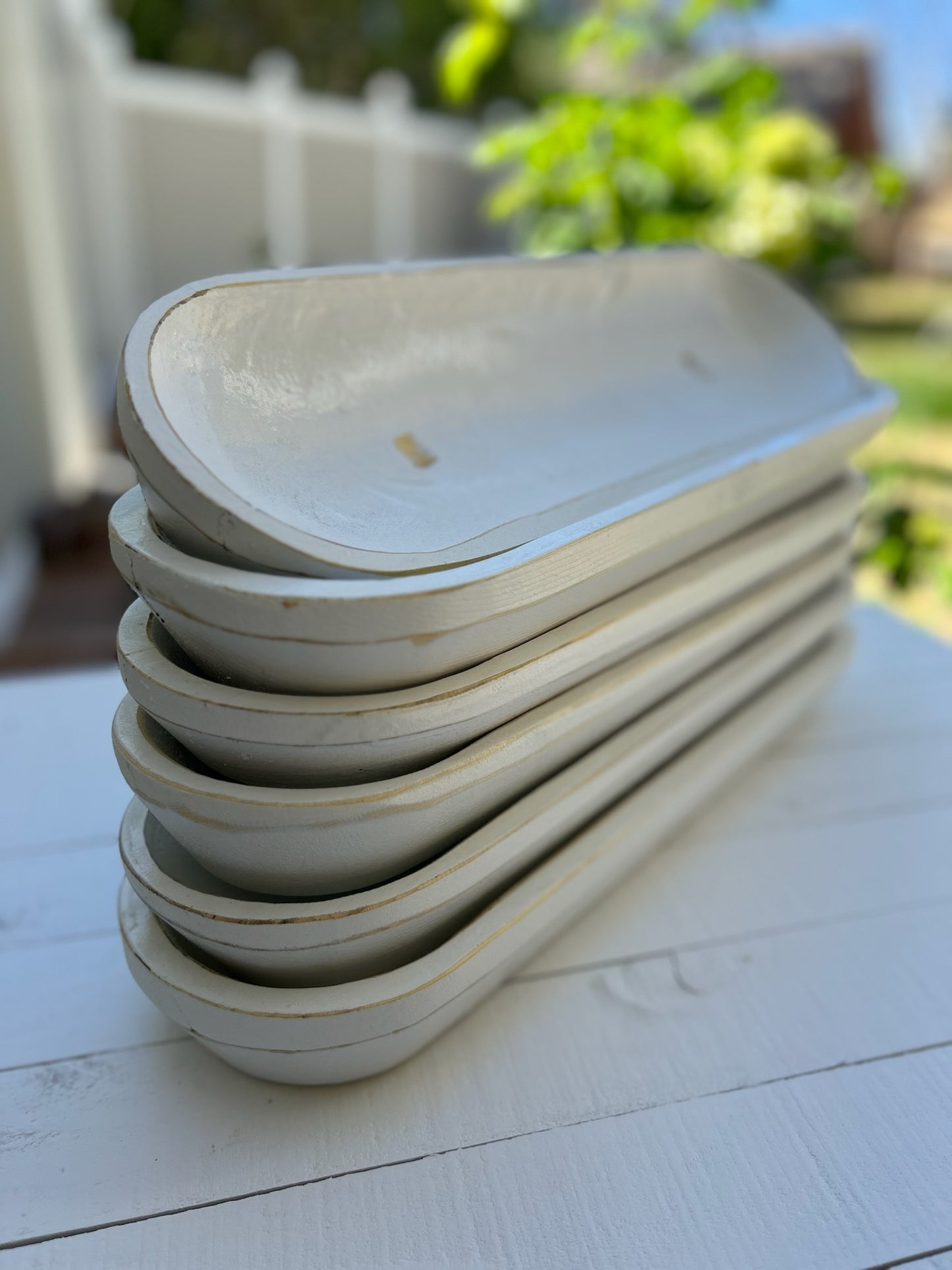 6 Wick Farmhouse Style As Low As $20.99 EA Candle Ready Rustic Wood Dough Bowl (Copy)