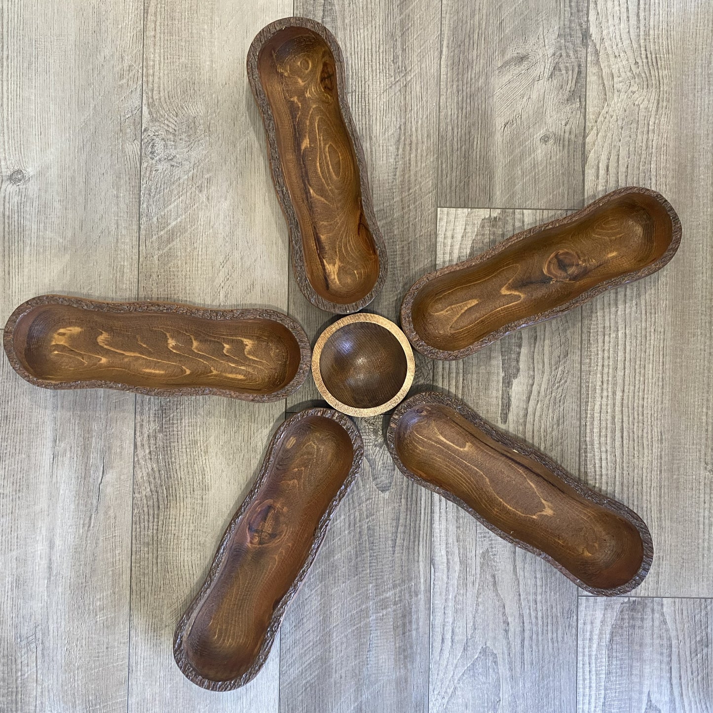 Safest Live Edge Farmhouse Wood Candle-Ready Bowl Reusable/ Repurposable Vessel