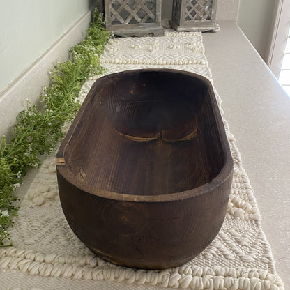 Triangular & Rounded Safest Wood Candle Ready Centerpiece