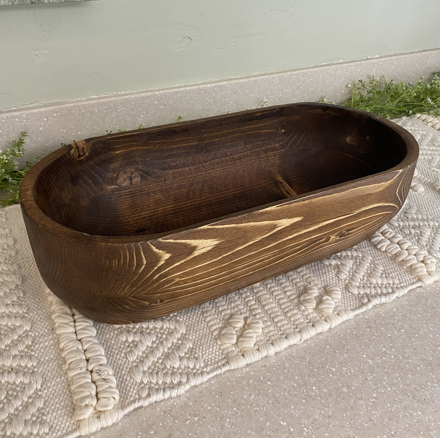 Triangular & Rounded Safest Wood Candle Ready Centerpiece