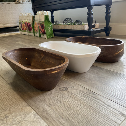 Triangular & Rounded Safest Wood Candle Ready Centerpiece