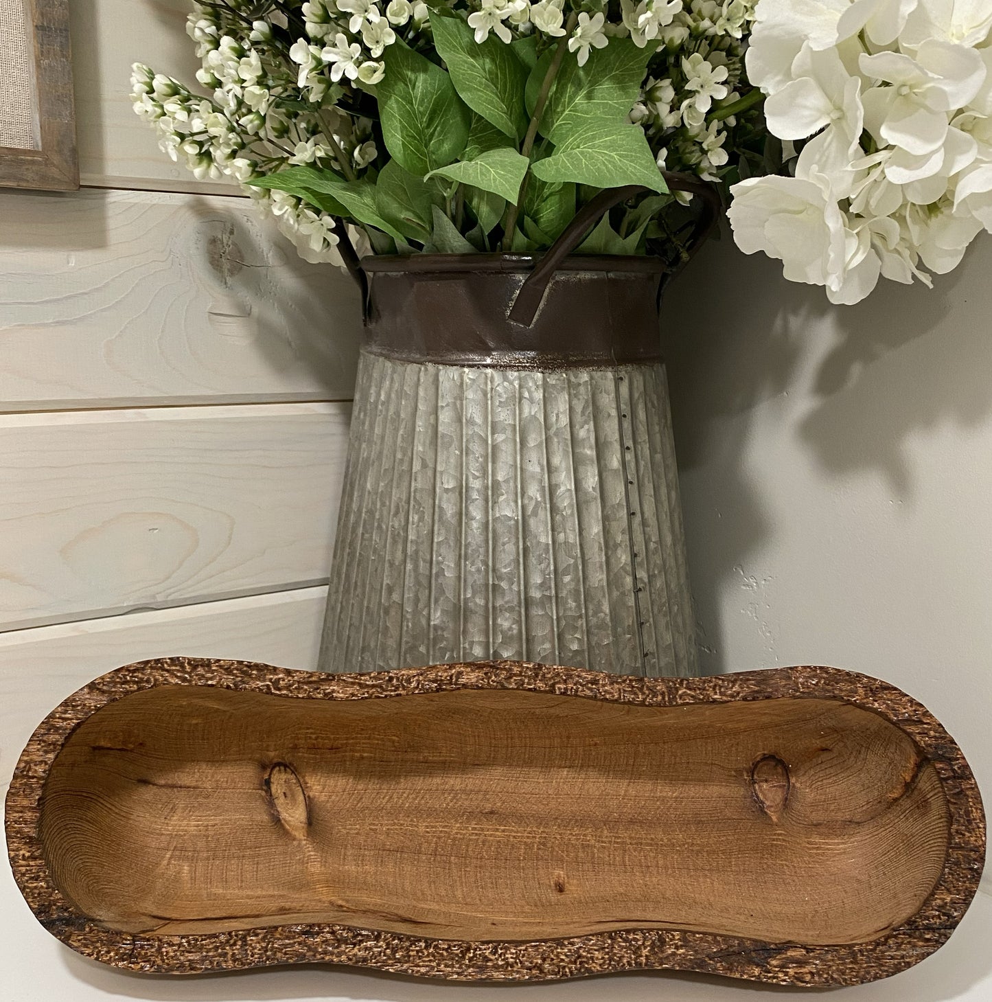 Safest Live Edge Farmhouse Wood Candle-Ready Bowl Reusable/ Repurposable Vessel
