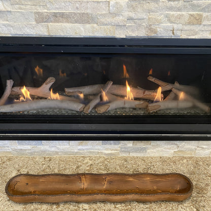 Live Edge Wood Dough Bowl | Heirloom Candle Ready Vessel | Handcrafted Rustic Farmhouse Decor | Large Wooden Centerpiece