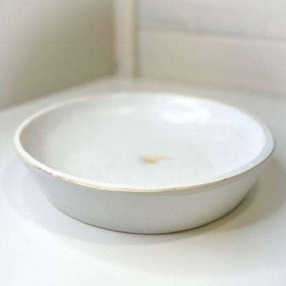 Large Round Dough Bowl- 11" Candle Ready Farmhouse Bowl