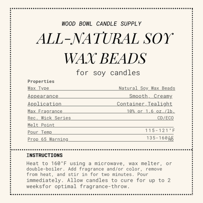 All- Natural Soy Wax Beads