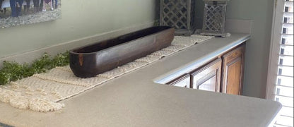 40" Extra Wide Extra Deep Safest Premium Standard Design Wooden Dough Bowl –Candle Ready Reusable and Repurposable Farmhouse Table Centerpiece