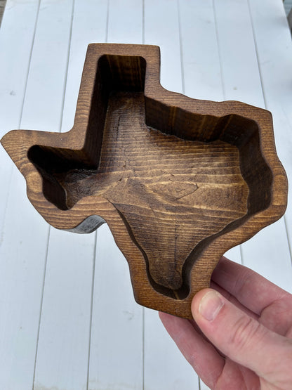 Texas State Candle Pour Wood Bowls | Bulk Pricing | Wholesale Bundles