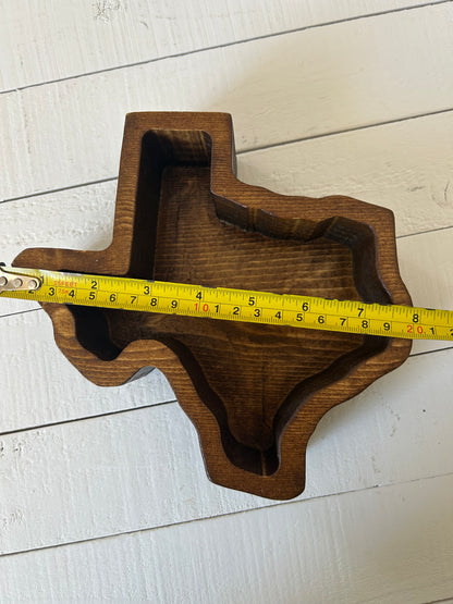 Texas State Candle Pour Wood Bowls | Bulk Pricing | Wholesale Bundles