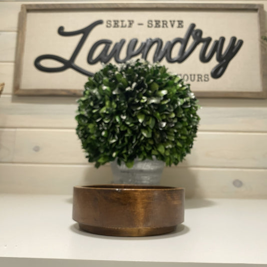 Round Wood Vessels • Handcrafted Heirloom Home Décor, Candle-Ready, Reusable