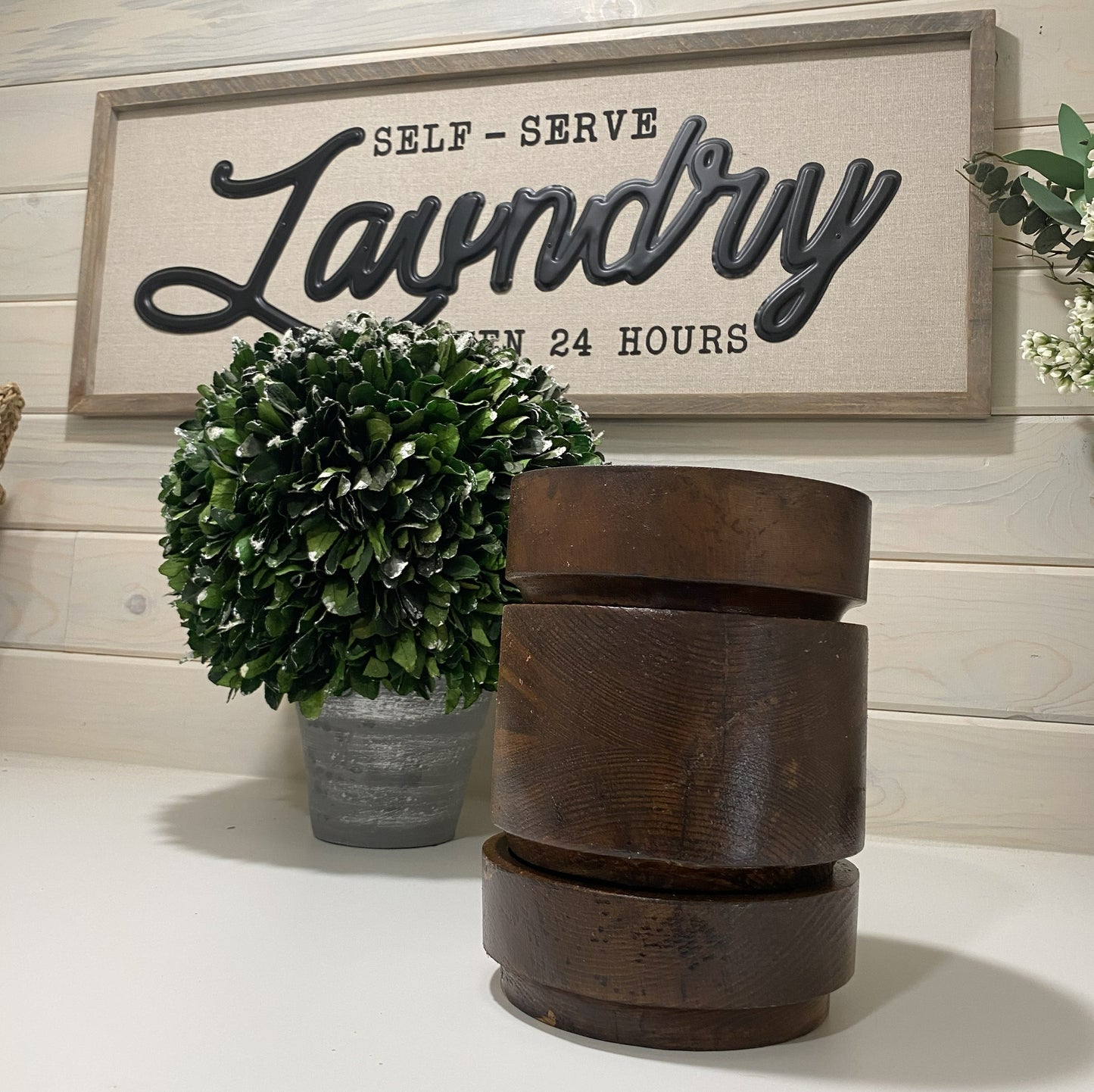 Round Wood Vessels • Handcrafted Heirloom Home Décor, Candle-Ready, Reusable