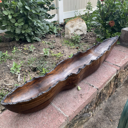 The Forever Collector's Vessel™ – Handcrafted Heirloom Live-Edge Statement Bowl