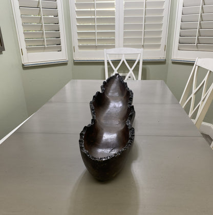 The Forever Collector's Vessel™ – Handcrafted Heirloom Live-Edge Statement Bowl