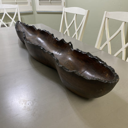 The Forever Collector's Vessel™ – Handcrafted Heirloom Live-Edge Statement Bowl