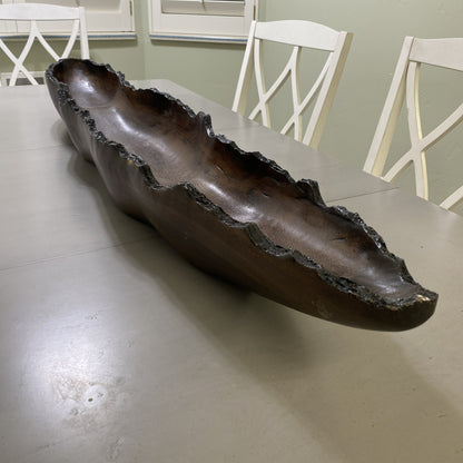 The Forever Collector's Vessel™ – Handcrafted Heirloom Live-Edge Statement Bowl