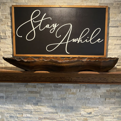 The Forever Collector's Vessel™ – Handcrafted Heirloom Live-Edge Statement Bowl