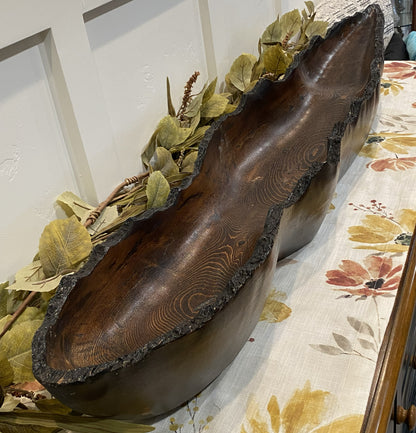 The Forever Collector's Vessel™ – Handcrafted Heirloom Live-Edge Statement Bowl