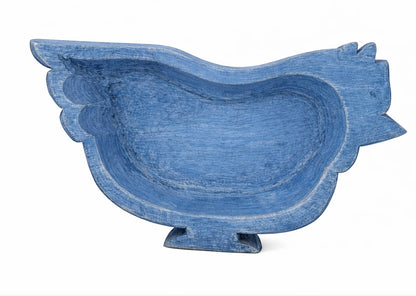 12 Count - Safest Spring Chicken Farmhouse Candle Ready Wood Bowl