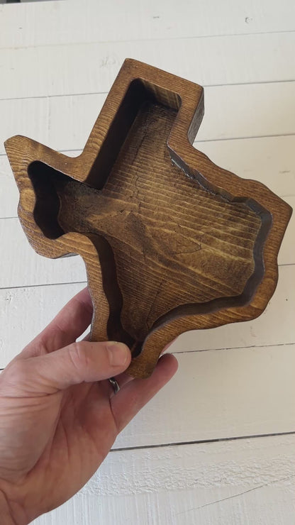 Texas State Candle Pour Wood Bowls | Bulk Pricing | Wholesale Bundles