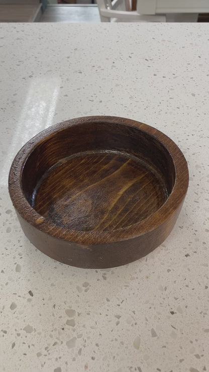 Round Wood Vessels • Handcrafted Heirloom Home Décor, Candle-Ready, Reusable